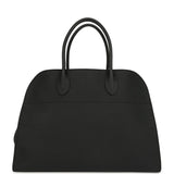 The Row Soft Margaux 15 Bag Black Calfskin Silver Hardware - Thumbnail View 4