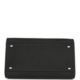 The Row Soft Margaux 15 Bag Black Calfskin Silver Hardware - Thumbnail View 7