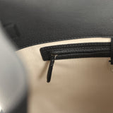 The Row Soft Margaux 15 Bag Black Calfskin Silver Hardware - Thumbnail View 12