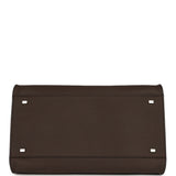 The Row Soft Margaux 15 Bag Deep Brown Calfskin Silver Hardware - Thumbnail View 7