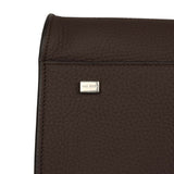The Row Soft Margaux 15 Bag Deep Brown Calfskin Silver Hardware - Thumbnail View 8