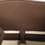 The Row Soft Margaux 15 Bag Deep Brown Calfskin Silver Hardware - Thumbnail View 12