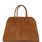 The Row Soft Margaux 15 Bag Cider Suede Gold Hardware - Thumbnail View 4