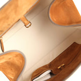 The Row Soft Margaux 15 Bag Cider Suede Gold Hardware - Thumbnail View 9