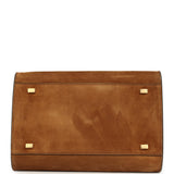 The Row Soft Margaux 10 Bag Cider Suede Gold Hardware - Thumbnail View 6