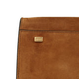 The Row Soft Margaux 10 Bag Cider Suede Gold Hardware - Thumbnail View 8