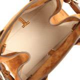 The Row Soft Margaux 10 Bag Cider Suede Gold Hardware - Thumbnail View 9