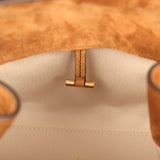 The Row Soft Margaux 10 Bag Cider Suede Gold Hardware - Thumbnail View 10