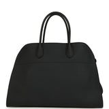 The Row Soft Margaux 15 Bag Night Navy Calfskin Silver Hardware - Thumbnail View 4