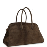 The Row East West Margaux Bag Nut Suede Silver Hardware - Thumbnail View 2