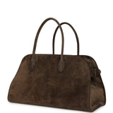 The Row East West Margaux Bag Nut Suede Silver Hardware - Thumbnail View 5