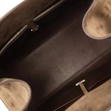 The Row East West Margaux Bag Nut Suede Silver Hardware - Thumbnail View 8