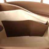 The Row Marlo 14 Tote Bag Dark Olive Calfskin Silver Hardware - Thumbnail View 12
