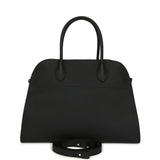 The Row Soft Margaux 12 Bag Black Calfskin Silver Hardware - Thumbnail View 1