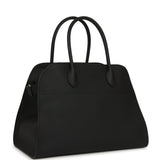 The Row Soft Margaux 12 Bag Black Calfskin Silver Hardware - Thumbnail View 2