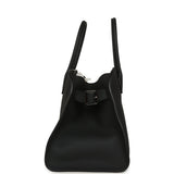 The Row Soft Margaux 12 Bag Black Calfskin Silver Hardware - Thumbnail View 3