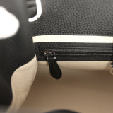 The Row Soft Margaux 12 Bag Black Calfskin Silver Hardware - Thumbnail View 12