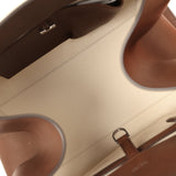 The Row Soft Margaux 15 Deep Brown Saddle Leather Silver Hardware - Thumbnail View 8
