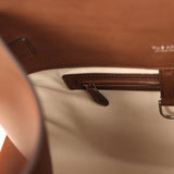 The Row Soft Margaux 15 Deep Brown Saddle Leather Silver Hardware - Thumbnail View 10