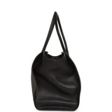 The Row Marlo 14 Tote Bag Black Saddle Silver Hardware - Thumbnail View 3