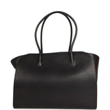 The Row Marlo 14 Tote Bag Black Saddle Silver Hardware - Thumbnail View 4