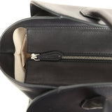 The Row Marlo 14 Tote Bag Black Saddle Silver Hardware - Thumbnail View 8