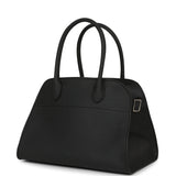 The Row Soft Margaux 10 Bag Night Navy Calfskin Silver Hardware - Thumbnail View 5