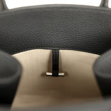 The Row Soft Margaux 10 Bag Night Navy Calfskin Silver Hardware - Thumbnail View 10