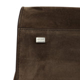 The Row Soft Margaux 15 Bag Nut Brown Suede Silver Hardware - Thumbnail View 8