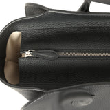 The Row Marlo 14 Tote Bag Black Calfskin Silver Hardware - Thumbnail View 8