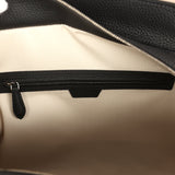 The Row Marlo 14 Tote Bag Black Calfskin Silver Hardware - Thumbnail View 10