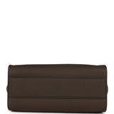 The Row Marlo 12 Tote Bag Deep Brown Calfskin Silver Hardware - Thumbnail View 6