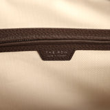 The Row Marlo 12 Tote Bag Deep Brown Calfskin Silver Hardware - Thumbnail View 10