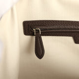 The Row Marlo 12 Tote Bag Deep Brown Calfskin Silver Hardware - Thumbnail View 11