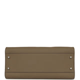 The Row Margaux Shoulder 12 Bag Smoked Taupe Calfskin Silver Hardware - Thumbnail View 6