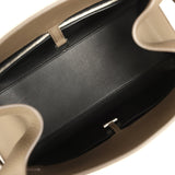 The Row Margaux Shoulder 12 Bag Smoked Taupe Calfskin Silver Hardware - Thumbnail View 8