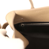 The Row Margaux Shoulder 12 Bag Smoked Taupe Calfskin Silver Hardware - Thumbnail View 10