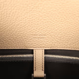 The Row Margaux Shoulder 12 Bag Smoked Taupe Calfskin Silver Hardware - Thumbnail View 12