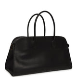 The Row East West Margaux Bag Black Saddle Leather Gold Hardware - Thumbnail View 2