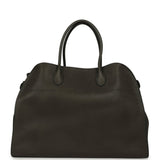 The Row Soft Margaux 17 Bag Koala Grey Saddle Silver Hardware - Thumbnail View 1