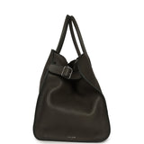The Row Soft Margaux 17 Bag Koala Grey Saddle Silver Hardware - Thumbnail View 3