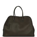 The Row Soft Margaux 17 Bag Koala Grey Saddle Silver Hardware - Thumbnail View 5