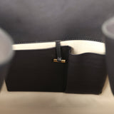 The Row Soft Margaux 15 Bag Black Saddle Gold Hardware - Thumbnail View 10