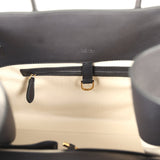 The Row Soft Margaux 15 Bag Black Saddle Gold Hardware - Thumbnail View 11