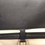 The Row Soft Margaux 15 Bag Black Saddle Gold Hardware - Thumbnail View 12