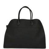 The Row Soft Margaux 17 Bag Black Calfskin Silver Hardware - Thumbnail View 1
