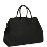 The Row Soft Margaux 17 Bag Black Calfskin Silver Hardware - Thumbnail View 2