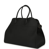The Row Soft Margaux 17 Bag Black Calfskin Silver Hardware - Thumbnail View 5