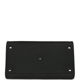 The Row Soft Margaux 17 Bag Black Calfskin Silver Hardware - Thumbnail View 6