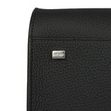 The Row Soft Margaux 17 Bag Black Calfskin Silver Hardware - Thumbnail View 8